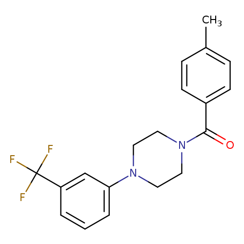 1-(4-methylbenzoyl)-4-[3-(trifluoromethyl)phenyl]piperazine