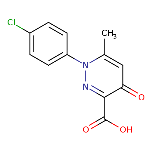 1-(4-Chlorophenyl)-6-methyl-4-oxo-1,4-dihydropyridazine-3-carboxylic acid