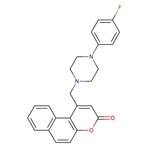 1-{[4-(4-fluorophenyl)piperazin-1-yl]methyl}-3H-benzo[f]chromen-3-one