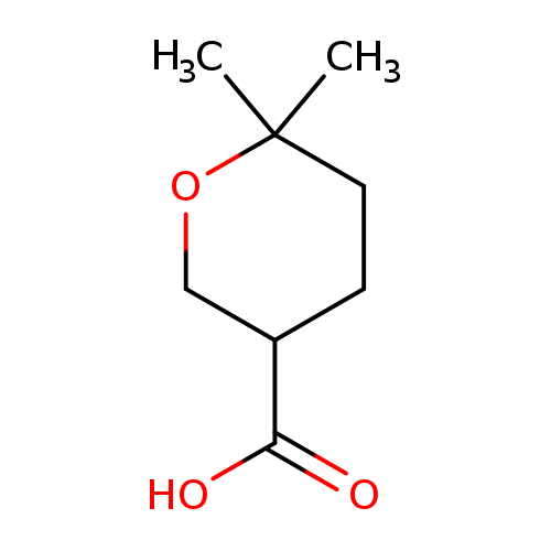 6,6-Dimethyltetrahydro-2h-pyran-3-carboxylic acid