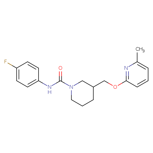 N-(4-fluorophenyl)-3-{[(6-methylpyridin-2-yl)oxy]methyl}piperidine-1-carboxamide