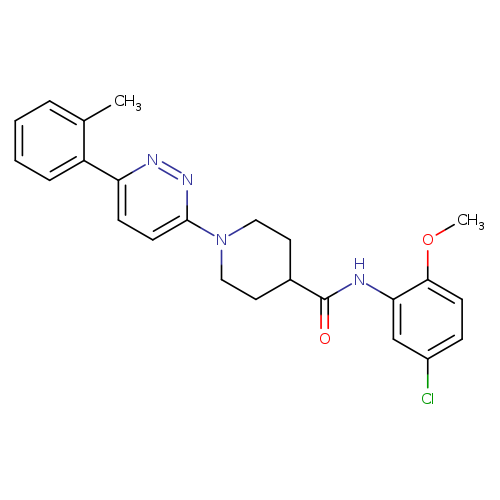 N-(5-chloro-2-methoxyphenyl)-1-[6-(2-methylphenyl)pyridazin-3-yl]piperidine-4-carboxamide