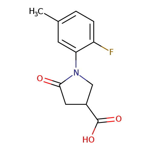 1-(2-Fluoro-5-methylphenyl)-5-oxopyrrolidine-3-carboxylic acid