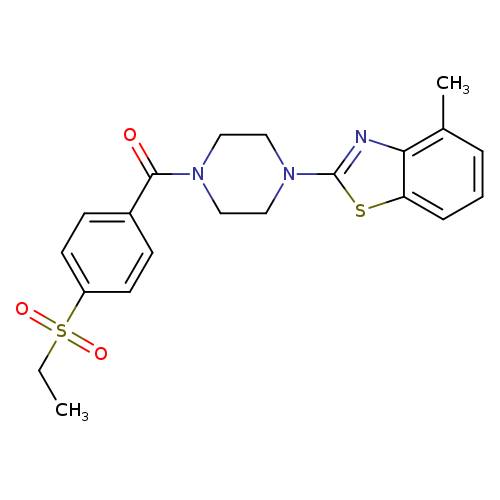 2-{4-[4-(ethanesulfonyl)benzoyl]piperazin-1-yl}-4-methyl-1,3-benzothiazole