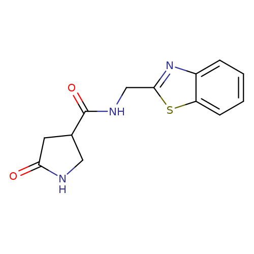 N-(benzo[d]thiazol-2-ylmethyl)-5-oxopyrrolidine-3-carboxamide