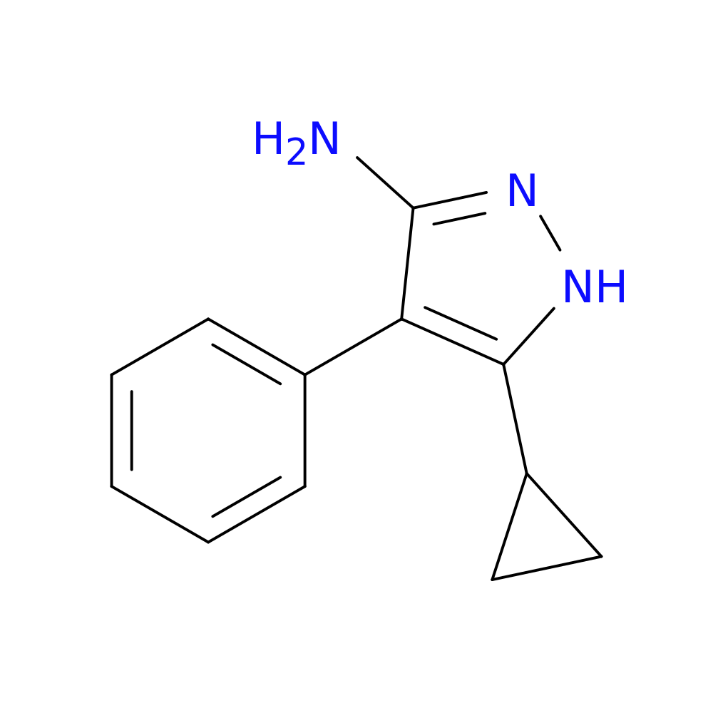 5-cyclopropyl-4-phenyl-1H-pyrazol-3-amine