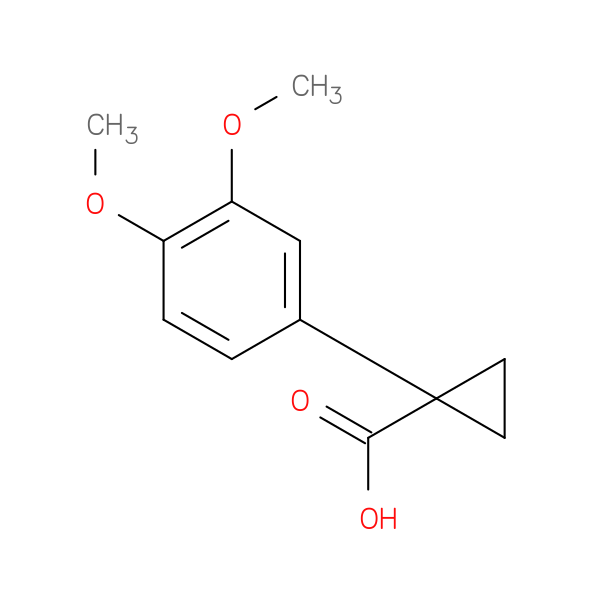 1-(3,4-dimethoxyphenyl)cyclopropanecarboxylic acid