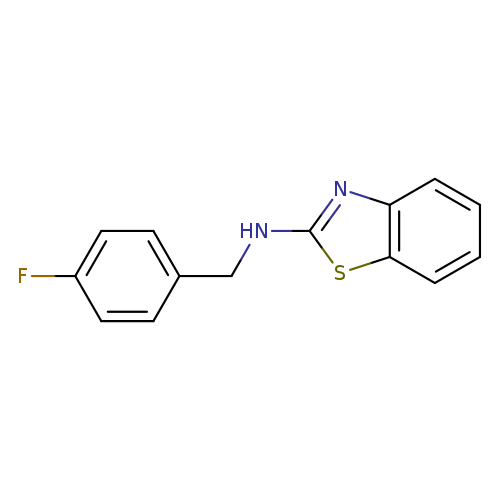N-[(4-fluorophenyl)methyl]-1,3-benzothiazol-2-amine