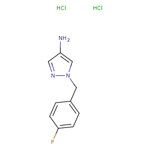1-[(4-fluorophenyl)methyl]-1H-pyrazol-4-amine dihydrochloride