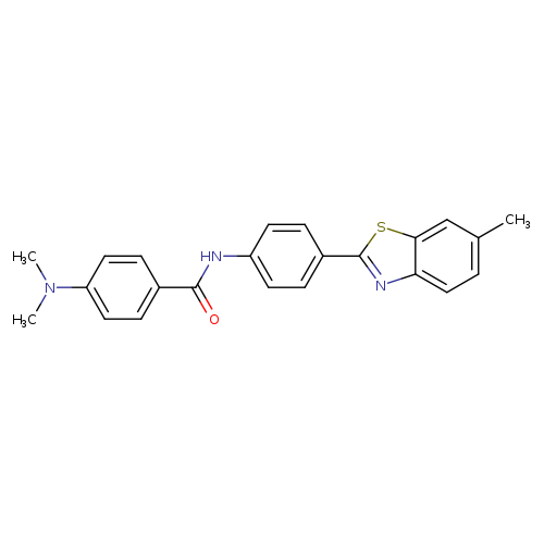 4-(dimethylamino)-N-[4-(6-methyl-1,3-benzothiazol-2-yl)phenyl]benzamide