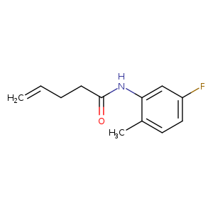 N-(5-fluoro-2-methylphenyl)pent-4-enamide