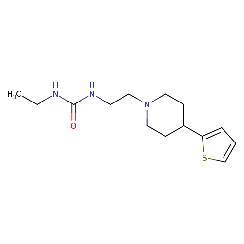 3-ethyl-1-{2-[4-(thiophen-2-yl)piperidin-1-yl]ethyl}urea