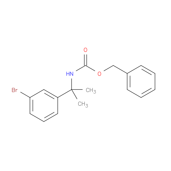 Carbamic acid, [1-(3-bromophenyl)-1-methylethyl]-, phenylmethyl ester