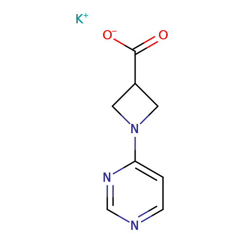 potassium 1-(pyrimidin-4-yl)azetidine-3-carboxylate
