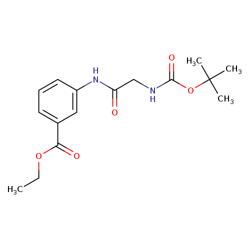 Ethyl3-[[2-(tert-butoxycarbonylamino)acetyl]amino]benzoate