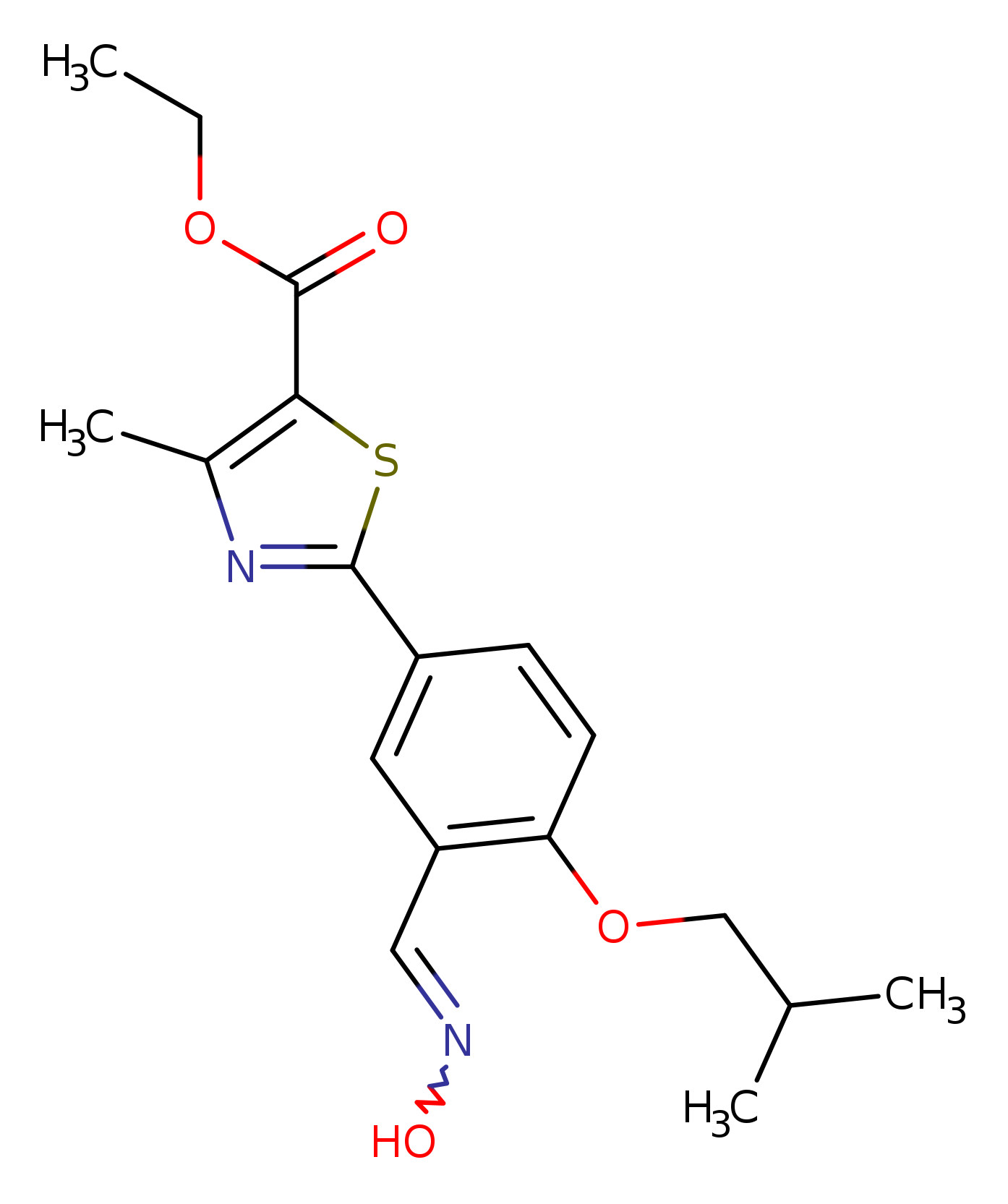 2-[3-[(Hydroxyimino)methyl]-4-(2-methylpropoxy)phenyl]-4-methyl-5-Thiazolecarboxylic Acid Ethyl Ester