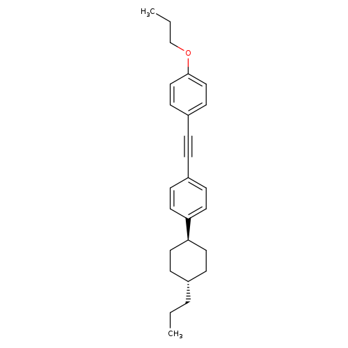 1-(4-trans-Propylcyclohexyl)-4-[4(4-propyloxyphenyl)ethinyl]-benzol