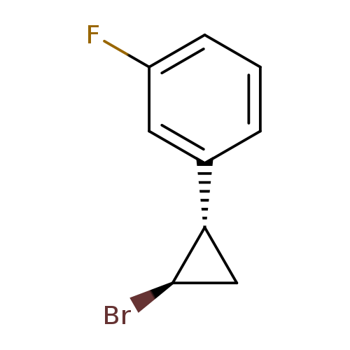 1-[(1S,2R)-2-bromocyclopropyl]-3-fluorobenzene, trans