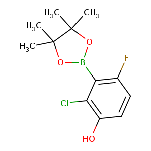 2-Chloro-6-fluoro-3-hydroxyphenylboronic acid pinacol ester