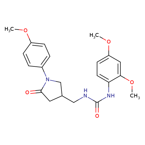 1-(2,4-dimethoxyphenyl)-3-{[1-(4-methoxyphenyl)-5-oxopyrrolidin-3-yl]methyl}urea