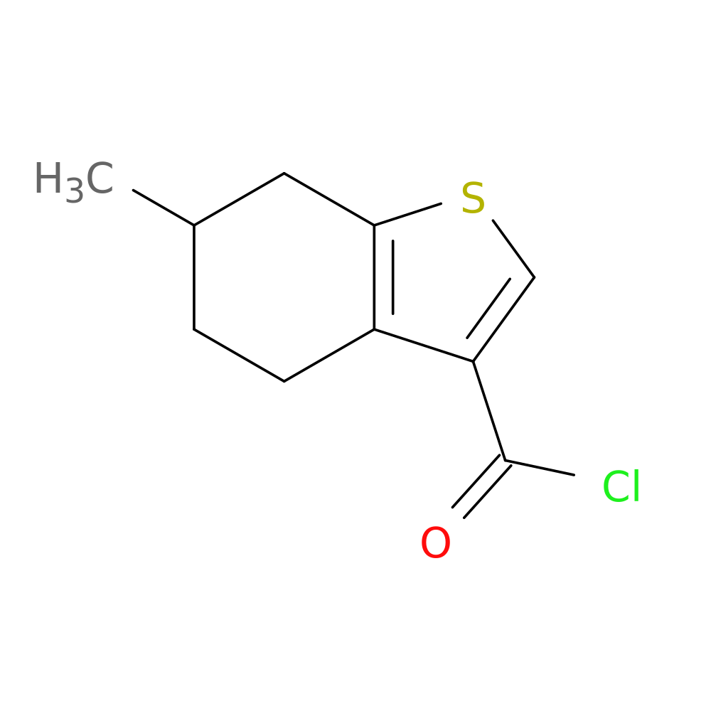 6-Methyl-4,5,6,7-tetrahydro-1-benzothiophene-3-carbonyl chloride