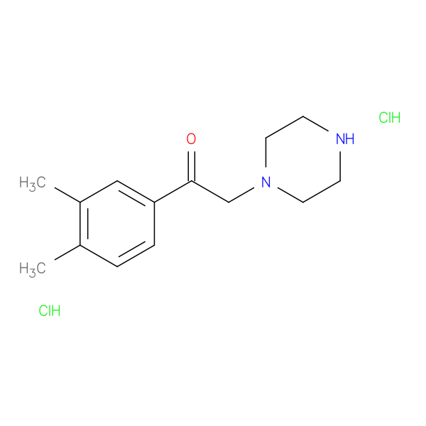 1-(3,4-dimethylphenyl)-2-(piperazin-1-yl)ethan-1-one dihydrochloride