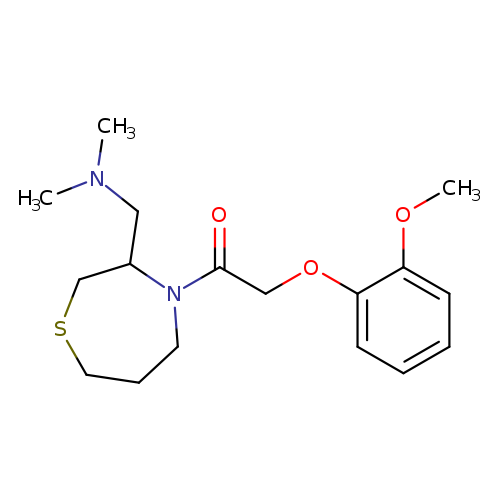 1-{3-[(dimethylamino)methyl]-1,4-thiazepan-4-yl}-2-(2-methoxyphenoxy)ethan-1-one