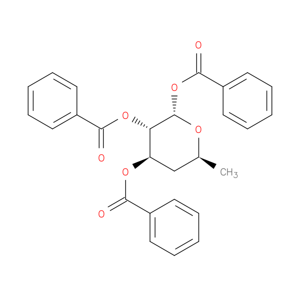 α-L-xylo-Hexopyranose, 4,6-dideoxy-, tribenzoate (9CI)