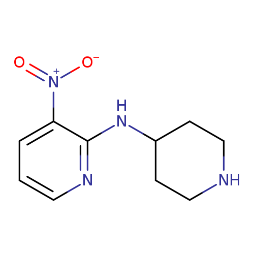 3-nitro-N-(piperidin-4-yl)pyridin-2-amine