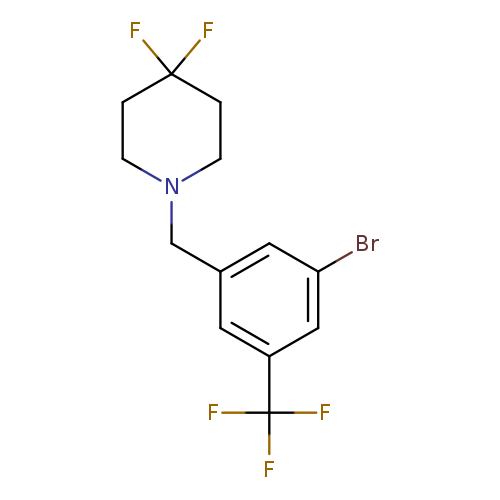 1-(3-Bromo-5-trifluoromethyl-benzyl)-4,4-difluoro-piperidine