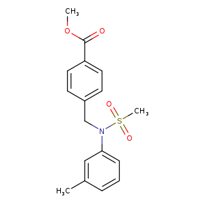 Methyl 4-([(3-methylphenyl)(methylsulfonyl)amino]methyl)benzoate
