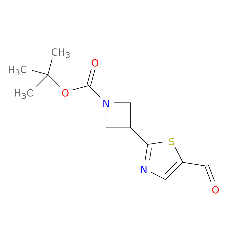 tert-butyl 3-(5-formyl-1,3-thiazol-2-yl)azetidine-1-carboxylate