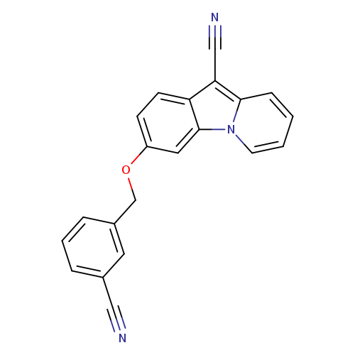 3-[(3-cyanophenyl)methoxy]pyrido[1,2-a]indole-10-carbonitrile