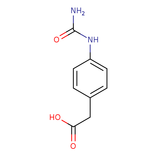 2-[4-(carbamoylamino)phenyl]acetic acid