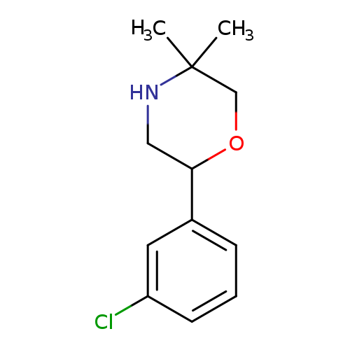 2-(3-Chlorophenyl)-5,5-dimethylmorpholine