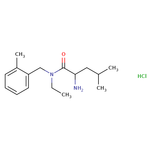 2-amino-N-ethyl-4-methyl-N-[(2-methylphenyl)methyl]pentanamide hydrochloride