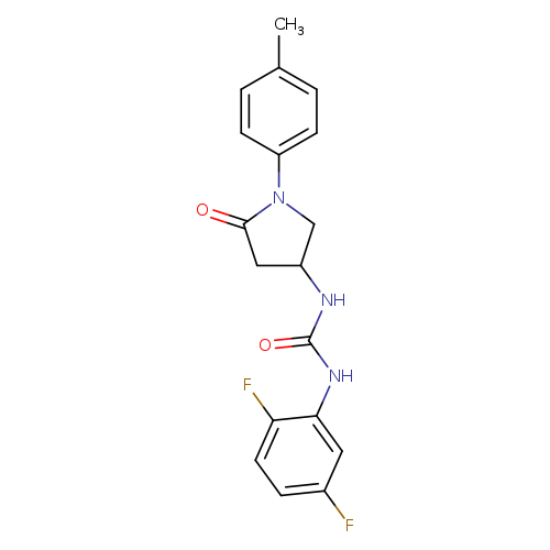 1-(2,5-difluorophenyl)-3-[1-(4-methylphenyl)-5-oxopyrrolidin-3-yl]urea