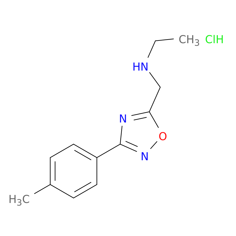 N-{[3-(4-METHYLPHENYL)-1,2,4-OXADIAZOL-5-YL]METHYL}ETHANAMINE HYDROCHLORIDE