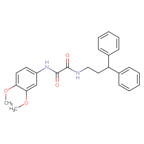 N-(3,4-dimethoxyphenyl)-N'-(3,3-diphenylpropyl)ethanediamide