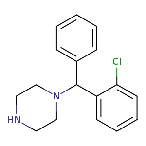 1-(o-Chloro-α-phenylbenzyl)piperazine