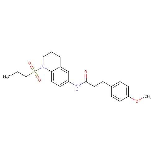 3-(4-methoxyphenyl)-N-[1-(propane-1-sulfonyl)-1,2,3,4-tetrahydroquinolin-6-yl]propanamide
