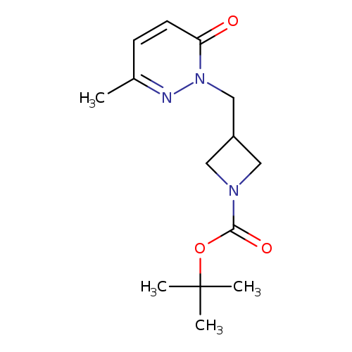 tert-butyl 3-[(3-methyl-6-oxo-1,6-dihydropyridazin-1-yl)methyl]azetidine-1-carboxylate