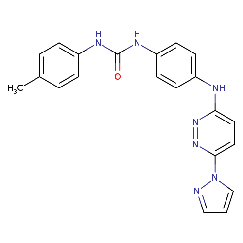 1-(4-methylphenyl)-3-(4-{[6-(1H-pyrazol-1-yl)pyridazin-3-yl]amino}phenyl)urea