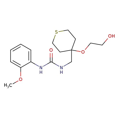 1-{[4-(2-hydroxyethoxy)thian-4-yl]methyl}-3-(2-methoxyphenyl)urea