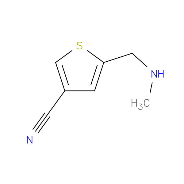 5-[(methylamino)methyl]thiophene-3-carbonitrile