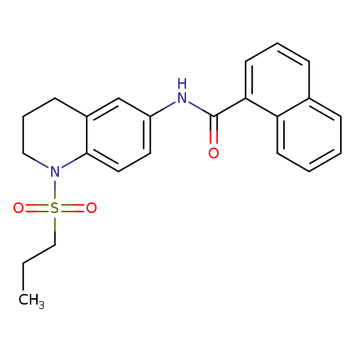 N-[1-(propane-1-sulfonyl)-1,2,3,4-tetrahydroquinolin-6-yl]naphthalene-1-carboxamide