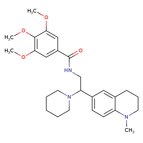 3,4,5-trimethoxy-N-[2-(1-methyl-1,2,3,4-tetrahydroquinolin-6-yl)-2-(piperidin-1-yl)ethyl]benzamide