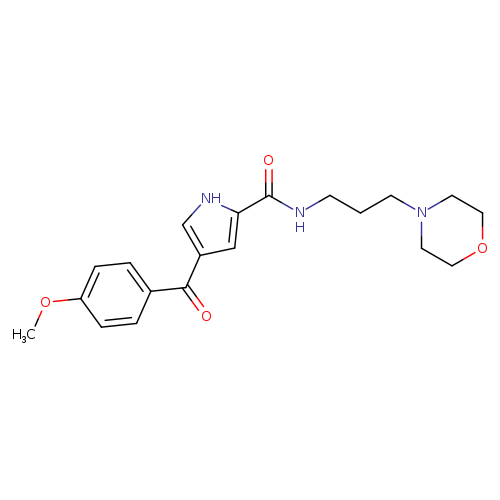 4-(4-methoxybenzoyl)-N-[3-(morpholin-4-yl)propyl]-1H-pyrrole-2-carboxamide