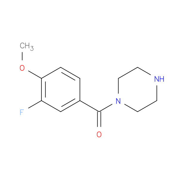 1-(3-Fluoro-4-methoxybenzoyl)piperazine