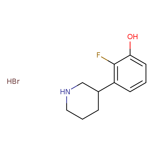 2-fluoro-3-(piperidin-3-yl)phenolhydrobromide